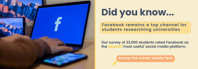 Facebook is the second most useful platform for students according to our survey