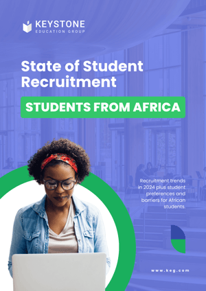 Students from Africa - student insights report from our state of student recruitment report.