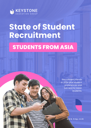 Students from Asia - student insights report from our state of student recruitment report.
