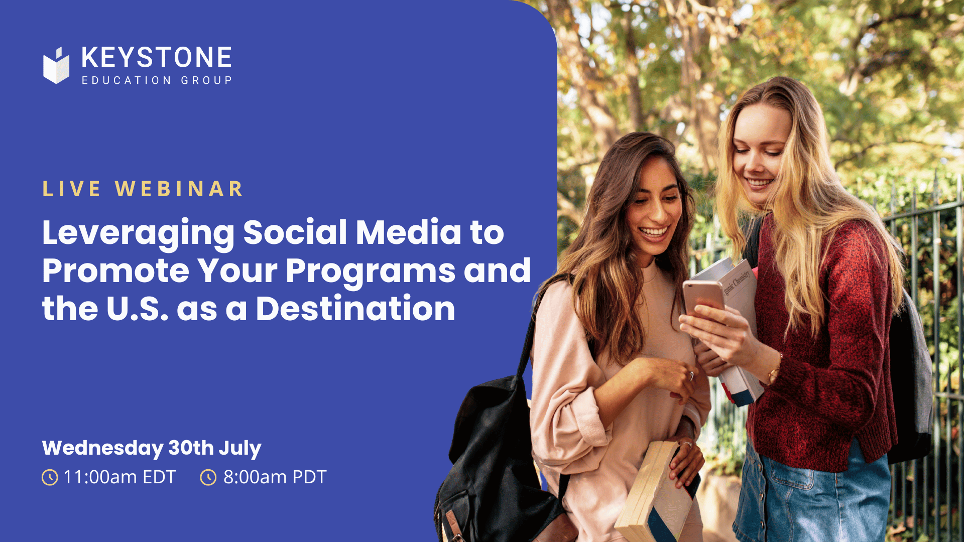US webinar (July 2025) Leveraging Social Media to Promote Your Programs and the U.S. as a Destination