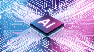 Image showing the letters AI on a button to represent artificial intelligence 