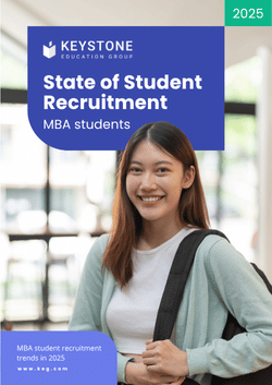 preview of MBA student recruitment report front cover