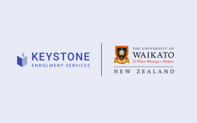 Keystone Enrolment Servies has expanded to Australia and New Zealand with a new partnership with University of Waikato