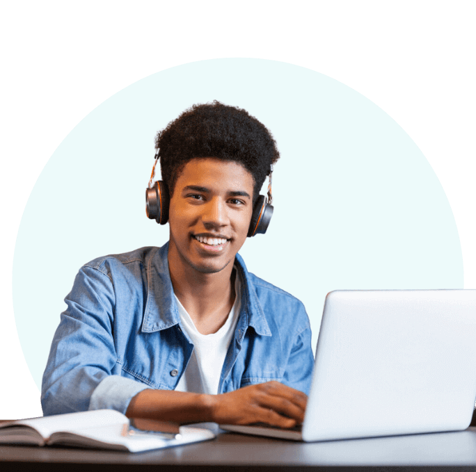 male_student_with_headphones_and_laptop_teal