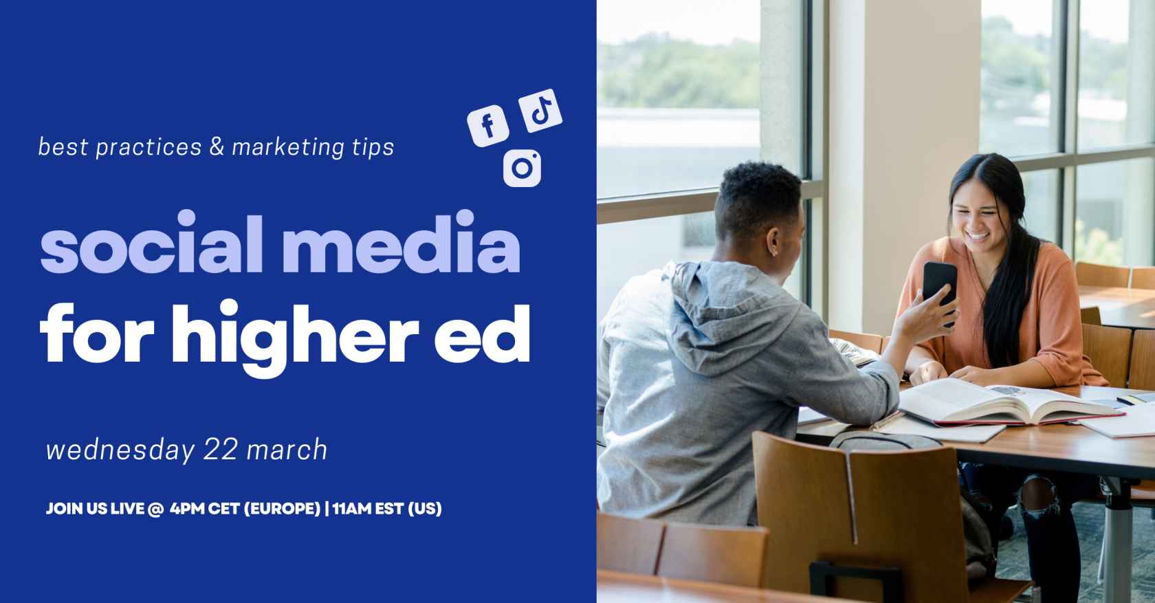 Social Media for Higher Ed | Keystone Webinar 2023
