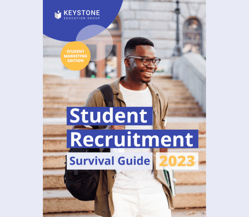Our latest eBook: Student Recruitment Survival Guide for 2023-4