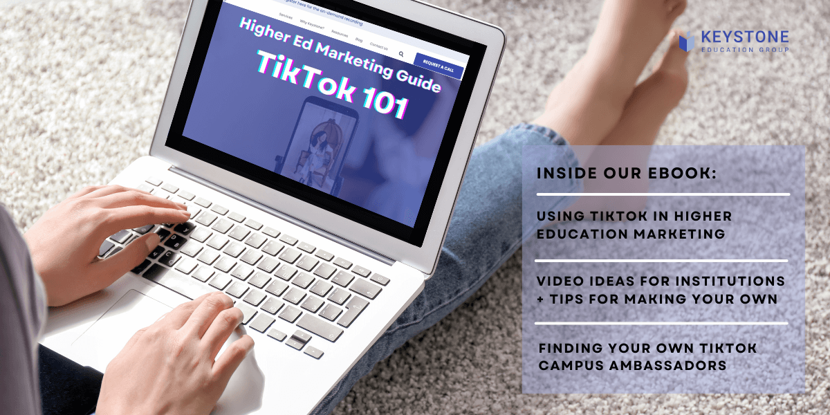 Keystone ebook: TikTok for Higher Education 2023