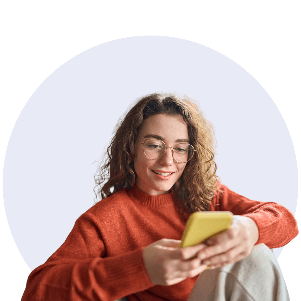girl on mobile phone